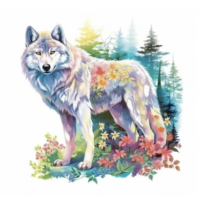 Sticker de interior wolf